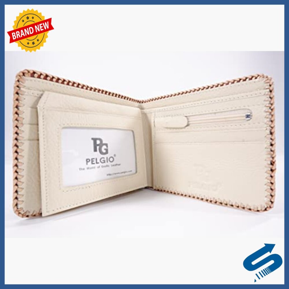 Genuine Python Leather Bifold Wallet with 5 Card … - image 5